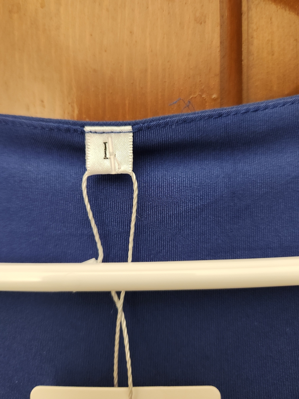 VII Blue Blouse L New Kathy Black Pants OS 2 Piece Outfit NWT - Picture 10 of 11